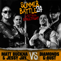 Ankündigungsbild Eastside Revolution Summer Battle 2024 Eastside Streetfight: Matt Buckna & Jessy Jay vs. Diamonds and Rust (Aaron Insane & Chris Rush)